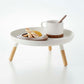 Yamazaki Home · Countertop Pedestal Tray (5" H) · Steel + Wood | socius design in Rochester, MN