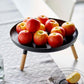 Yamazaki Home · Countertop Pedestal Tray (5" H) · Steel + Wood | socius design in Rochester, MN