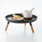 Yamazaki Home · Countertop Pedestal Tray (5" H) · Steel + Wood | socius design in Rochester, MN