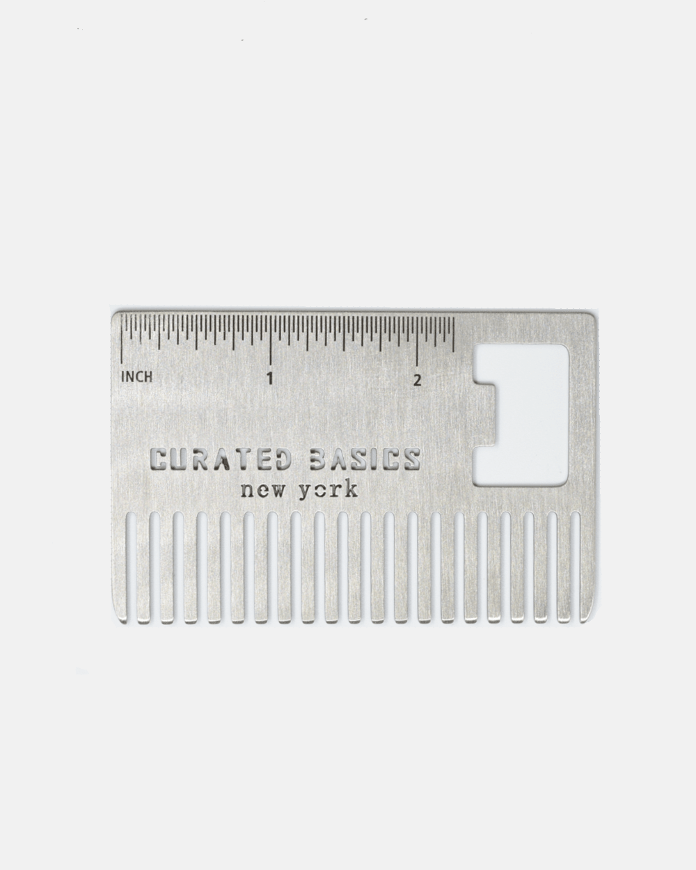 Curated Basics Credit Card Comb | socius design shop
