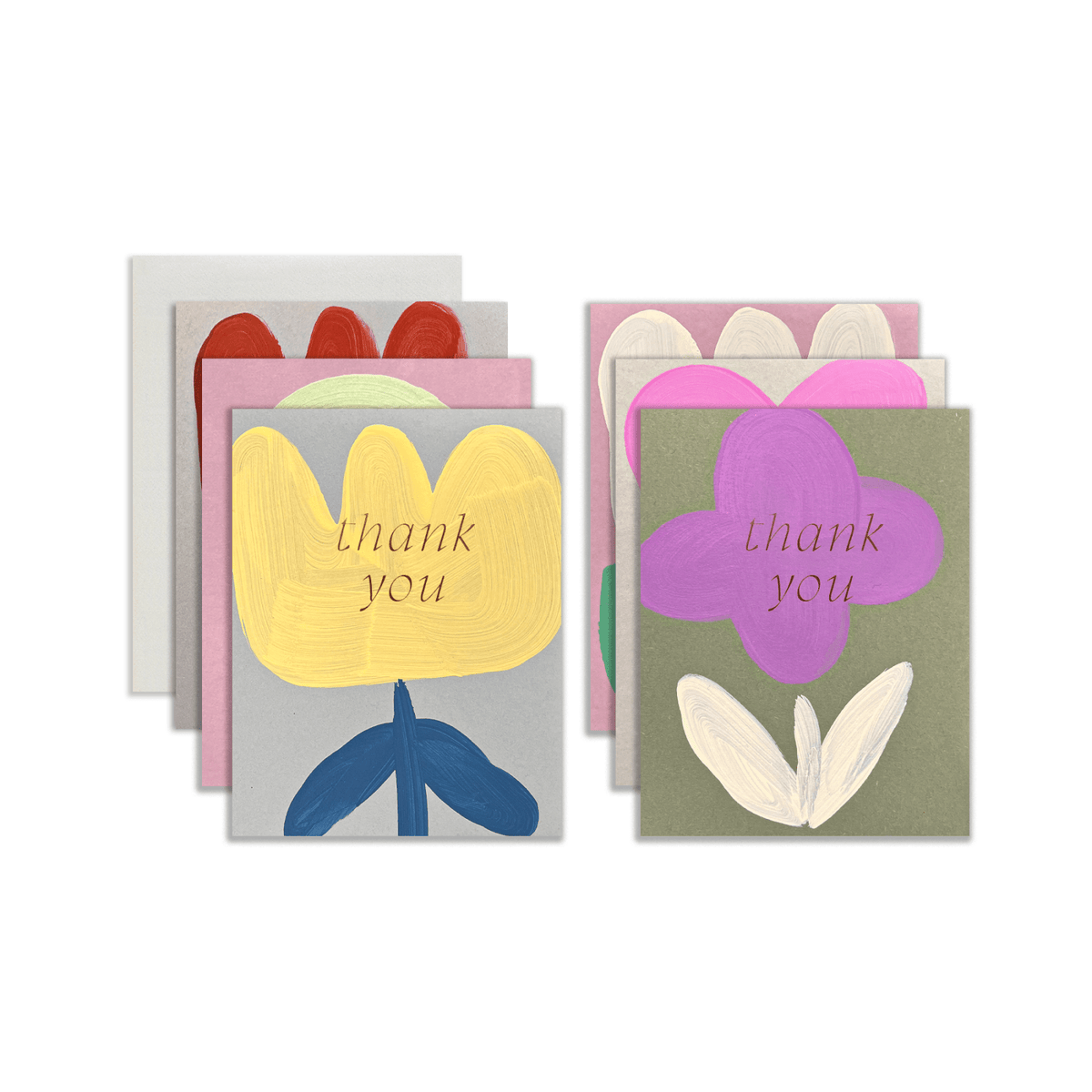 Moglea · Daisy Thank You · Hand-Painted Card | socius design in Rochester, MN