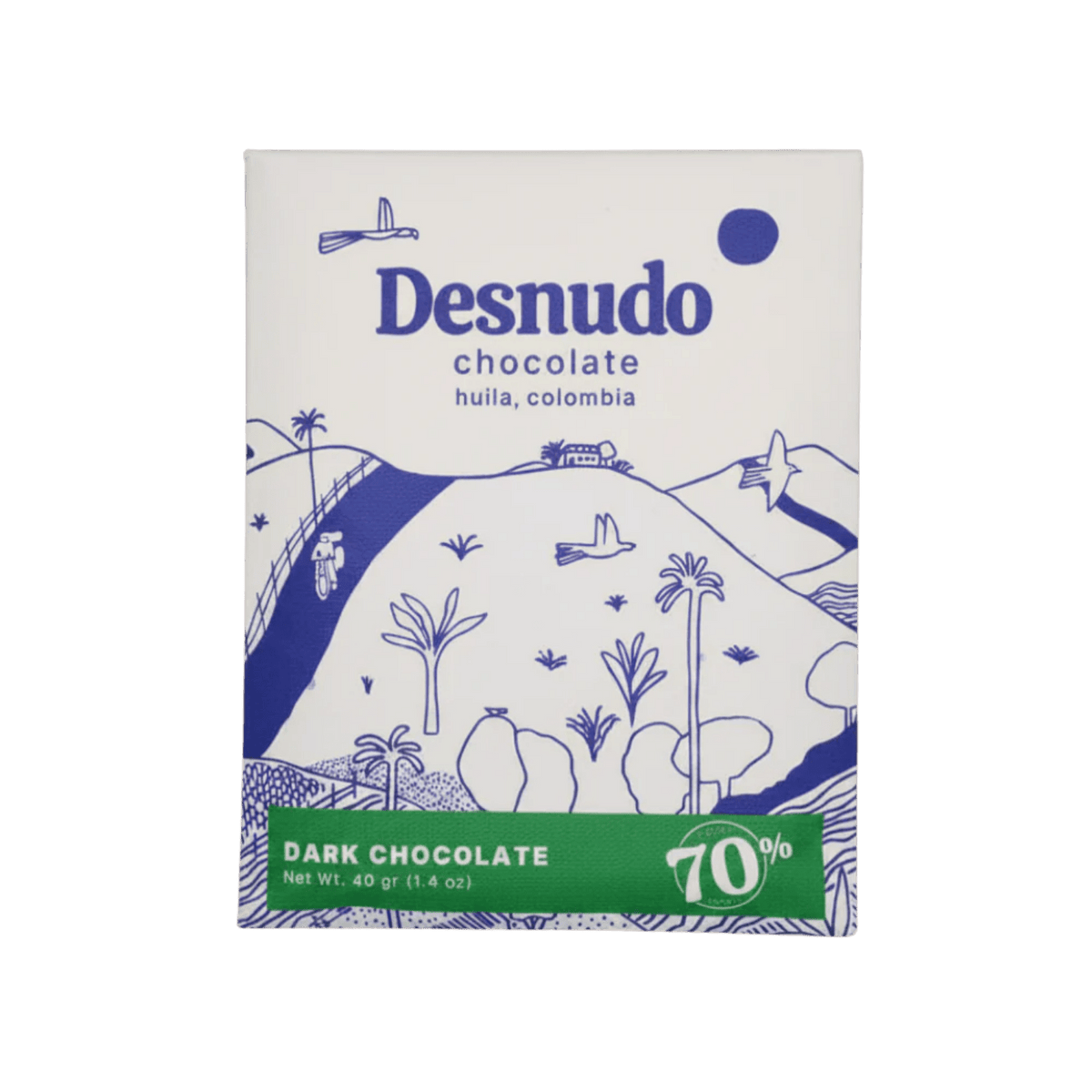 Desnudo Coffee · Dark Chocolate Bar · 70% Huila | socius design in Rochester, MN