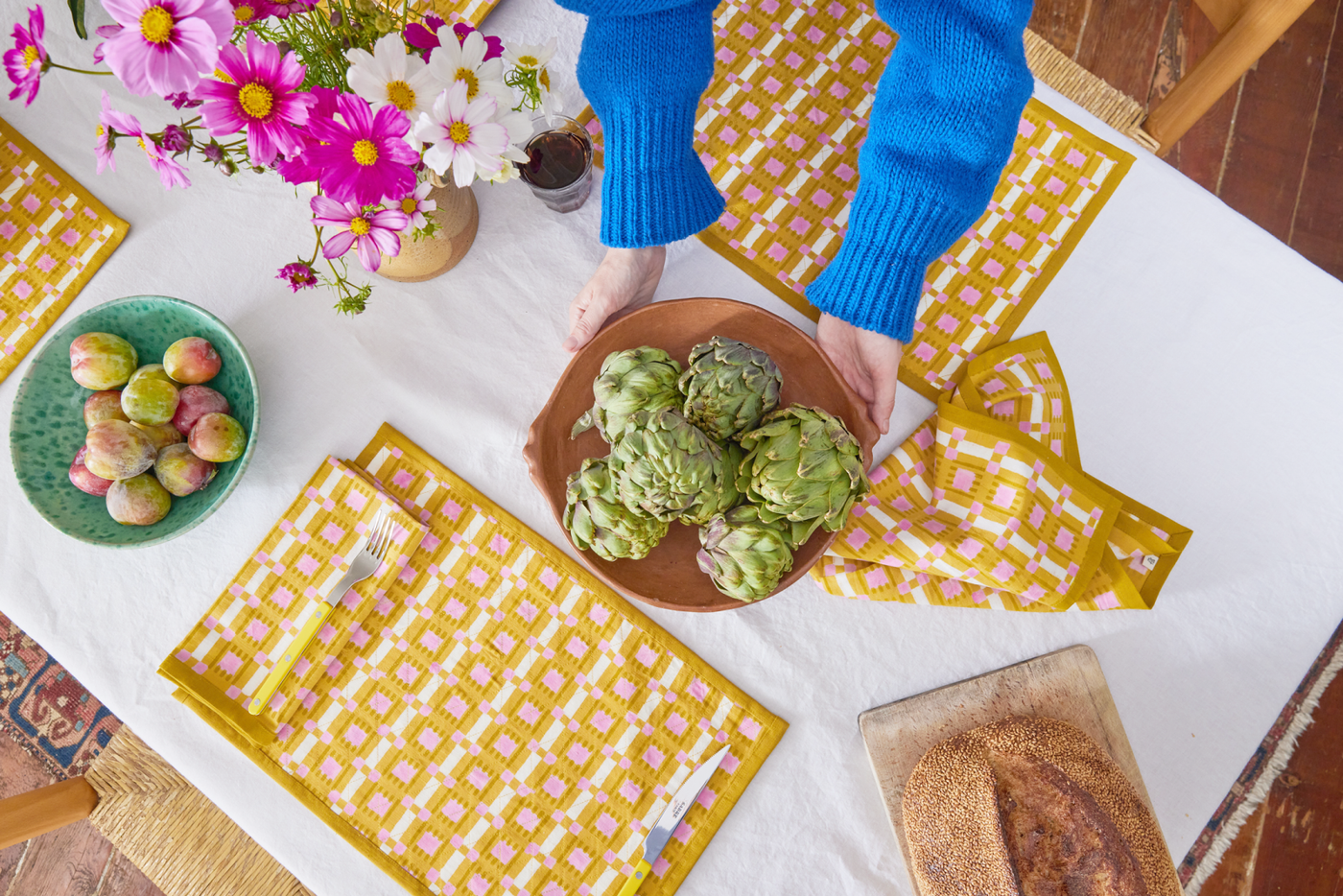 Block Shop · Desert Plaid Napkin | socius design in Rochester, MN