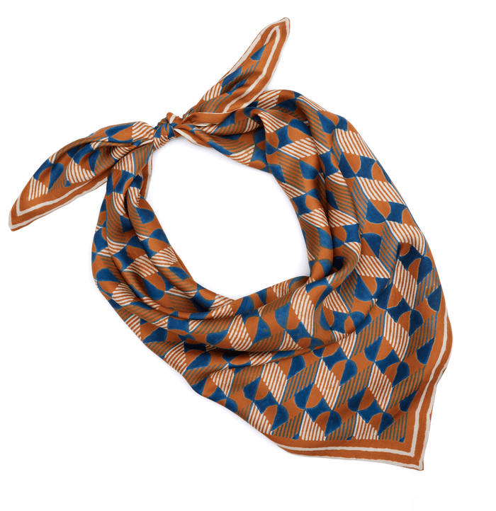 Block Shop · Dolomite Silk Scarf | Copper | socius design in Rochester, MN
