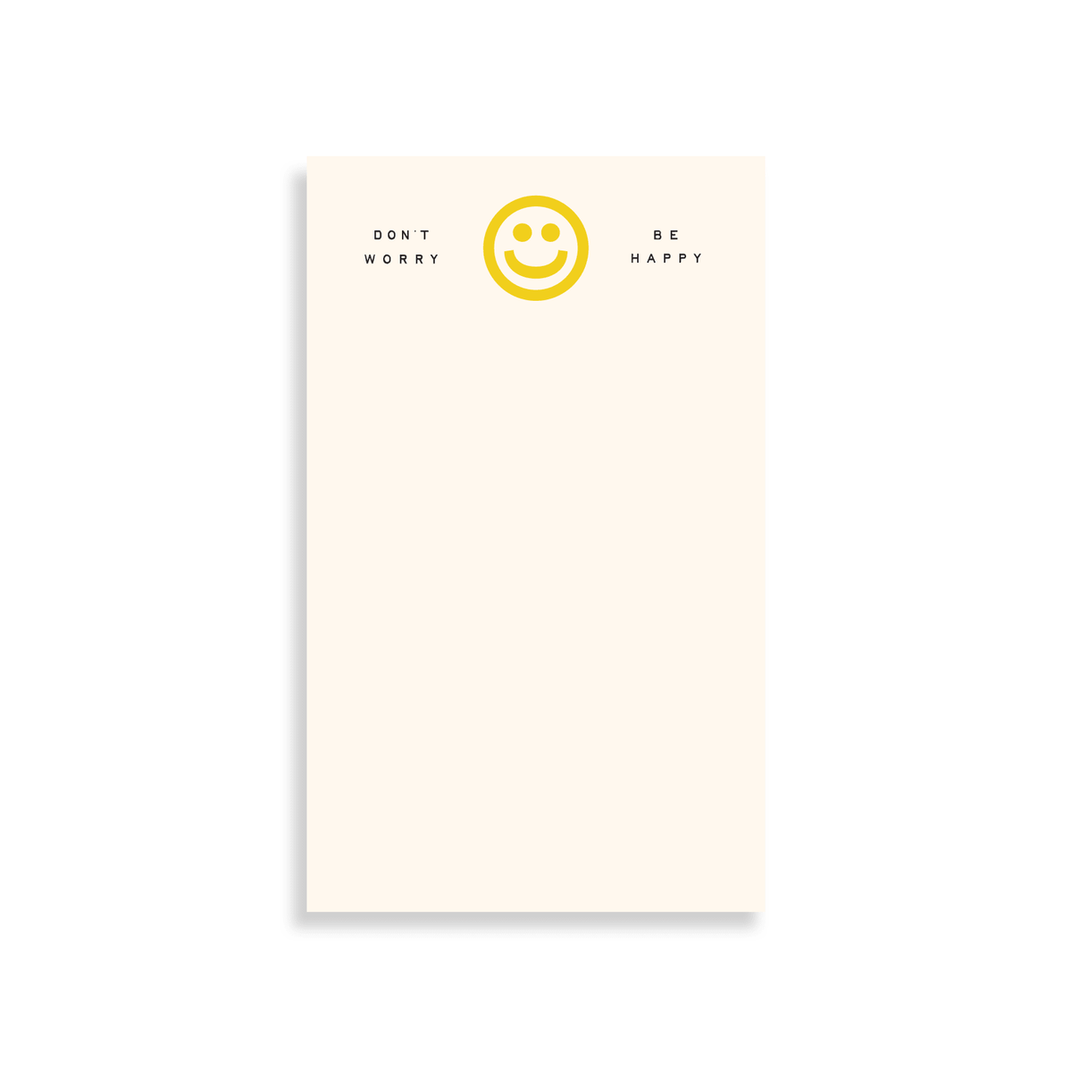 Moglea · Don't Worry Be Happy Notepad · Studio Second | socius design in Rochester, MN