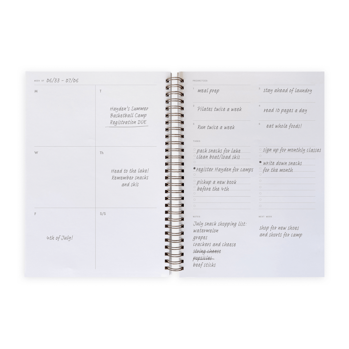 Moglea · Dorian Weekly Undated Planner | socius design in Rochester, MN