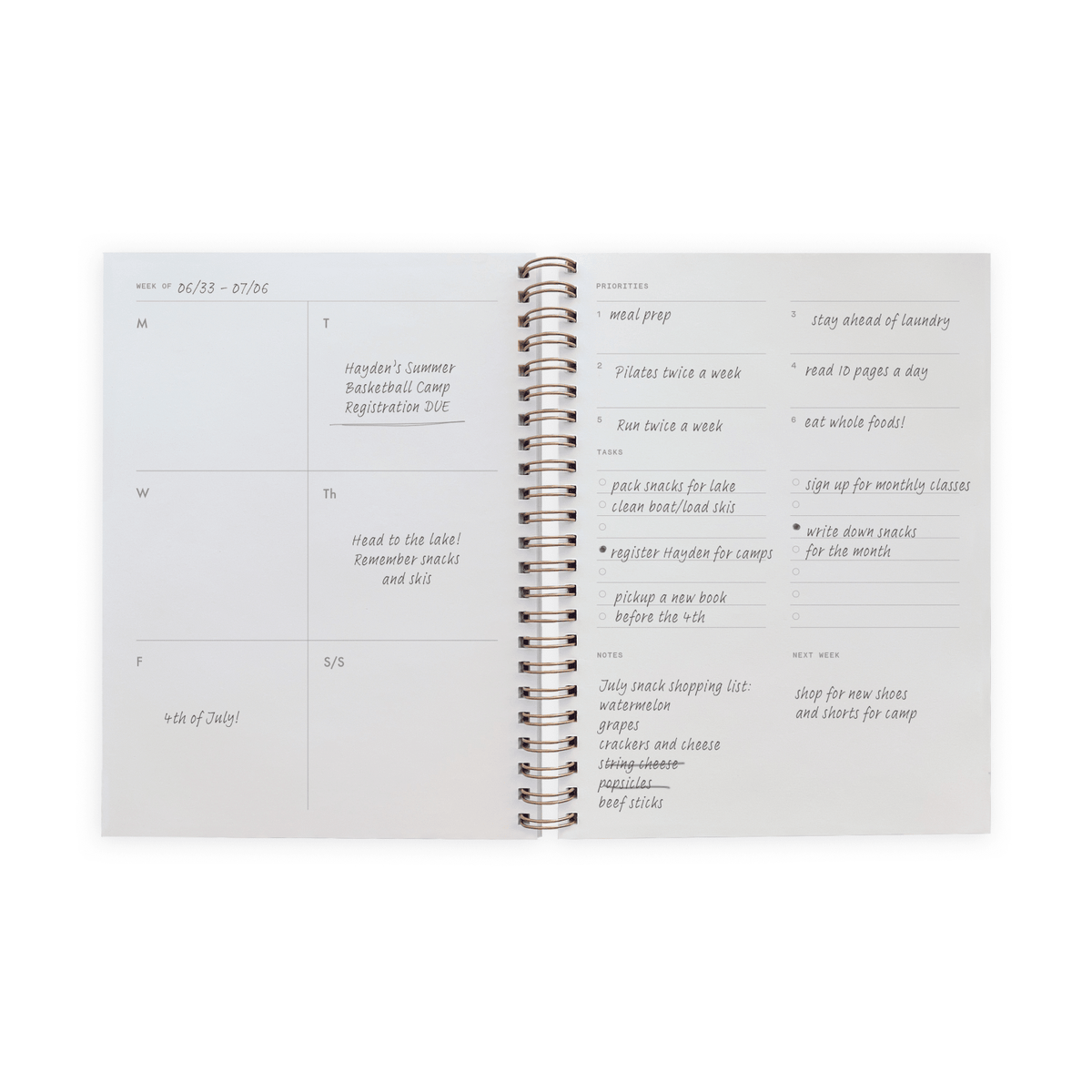 Moglea · Dorian Weekly Undated Planner | socius design in Rochester, MN