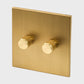 Tala US · Double Rotary Wall Dimmer in Brass | socius design in Rochester, MN