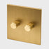 Tala US · Double Rotary Wall Dimmer in Brass | socius design in Rochester, MN