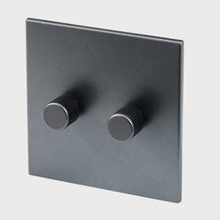 Tala US · Double Rotary Wall Dimmer in Graphite | socius design in Rochester, MN