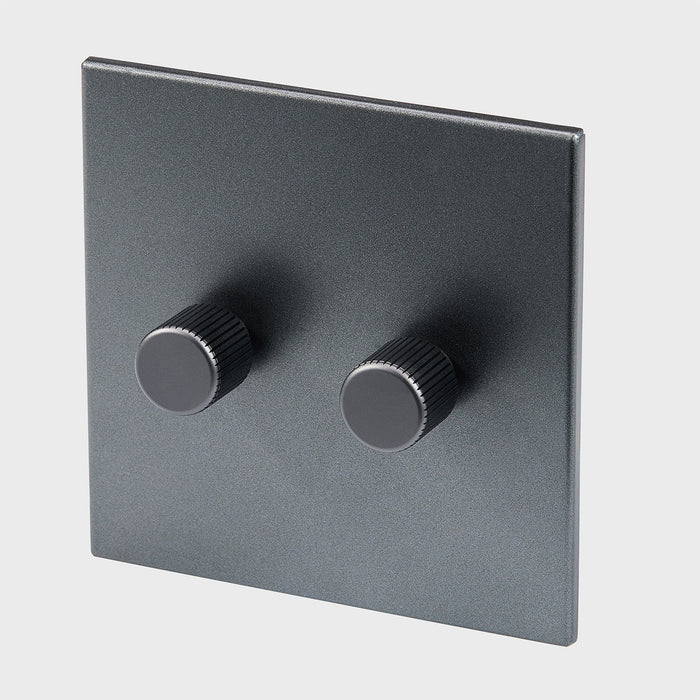 Tala US · Double Rotary Wall Dimmer in Graphite | socius design in Rochester, MN