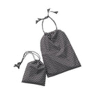 Fog Linen Work · Drawstring Bag Set in Leaf Black | socius design in Rochester, MN