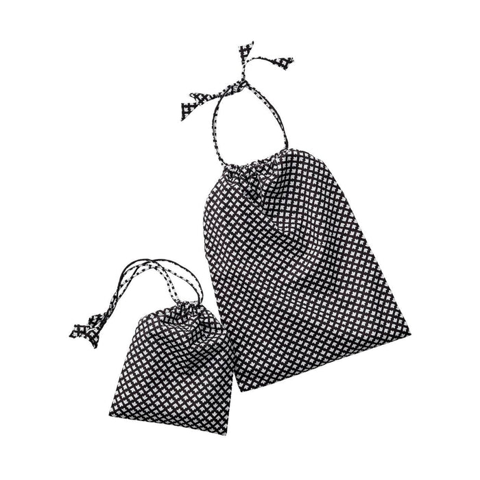 Fog Linen Work · Drawstring Bag Set in Leaf Black | socius design in Rochester, MN