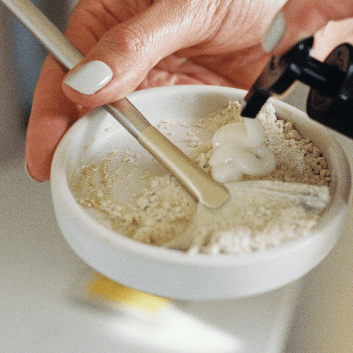 Botnia Essential Enzymes travel size in use