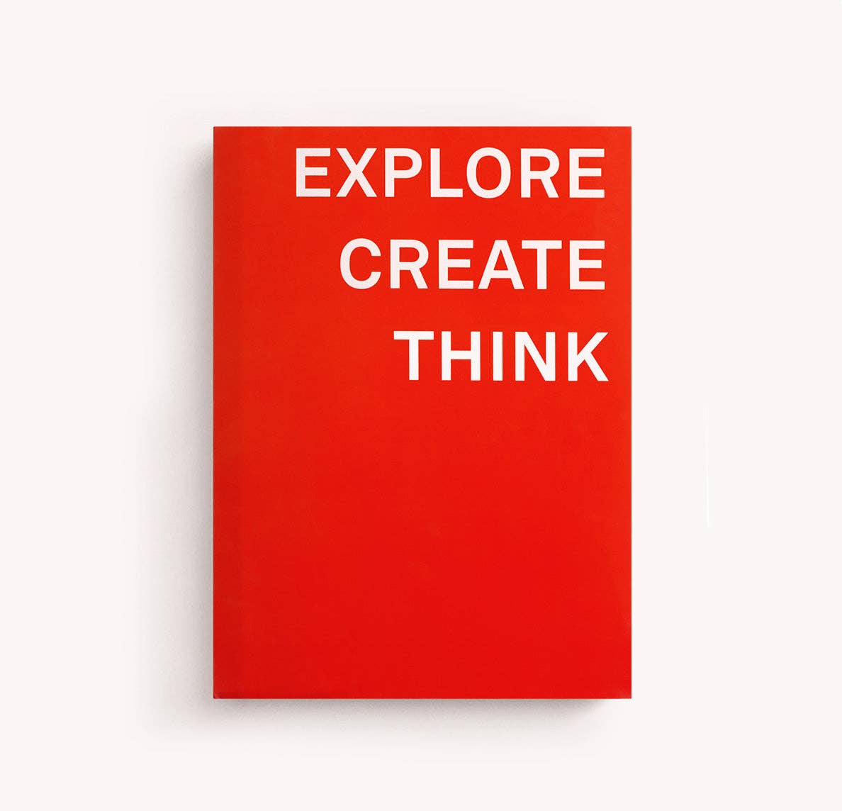 Discover Note Book Explore-Create-Think Notebook with Soft Touch Cover · Poppy | socius design
