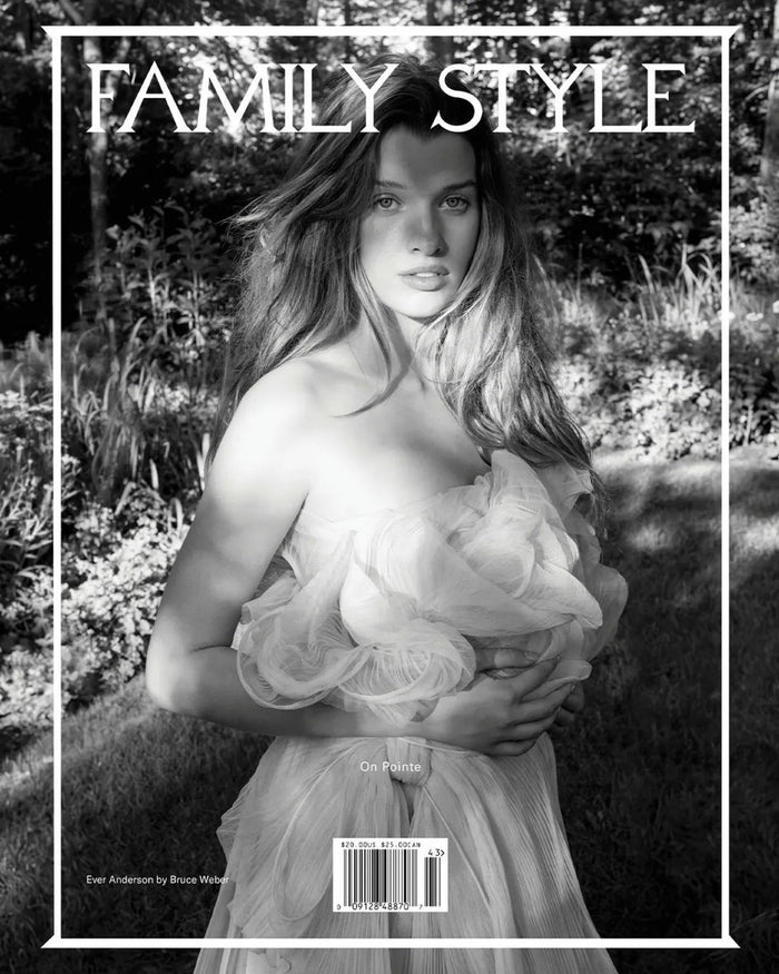 Family Style Fall 2026 On Pointe — Ever Anderson cover by Bruce Weber