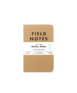 Field Notes · Field Notes 3 - Pack Mixed Memo Books · Original Kraft | socius design in Rochester, MN