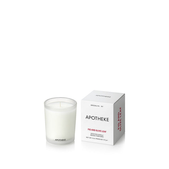 APOTHEKE · Fig and Olive Leaf Votive Candle | socius design in Rochester, MN