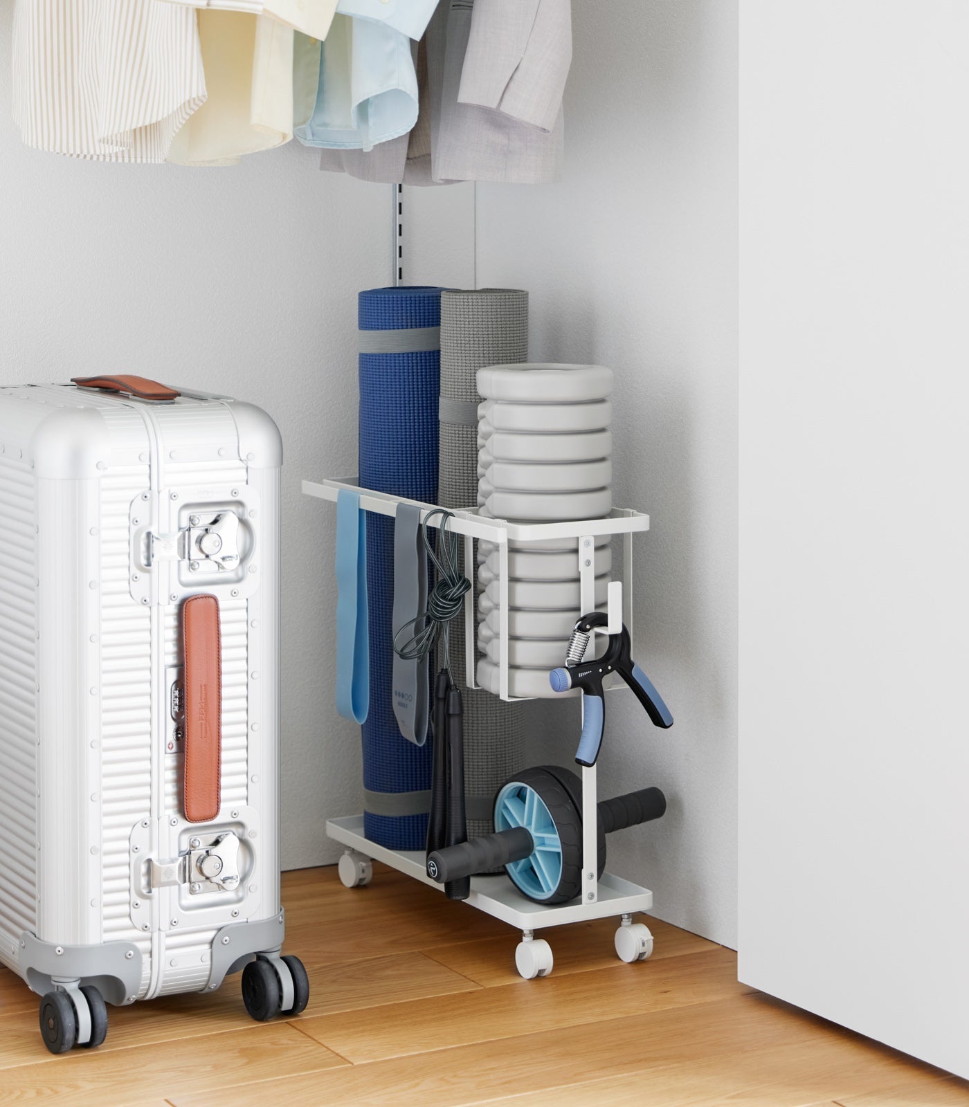Yamazaki Home · Fitness Equipment Storage Cart - Steel | socius design in Rochester, MN