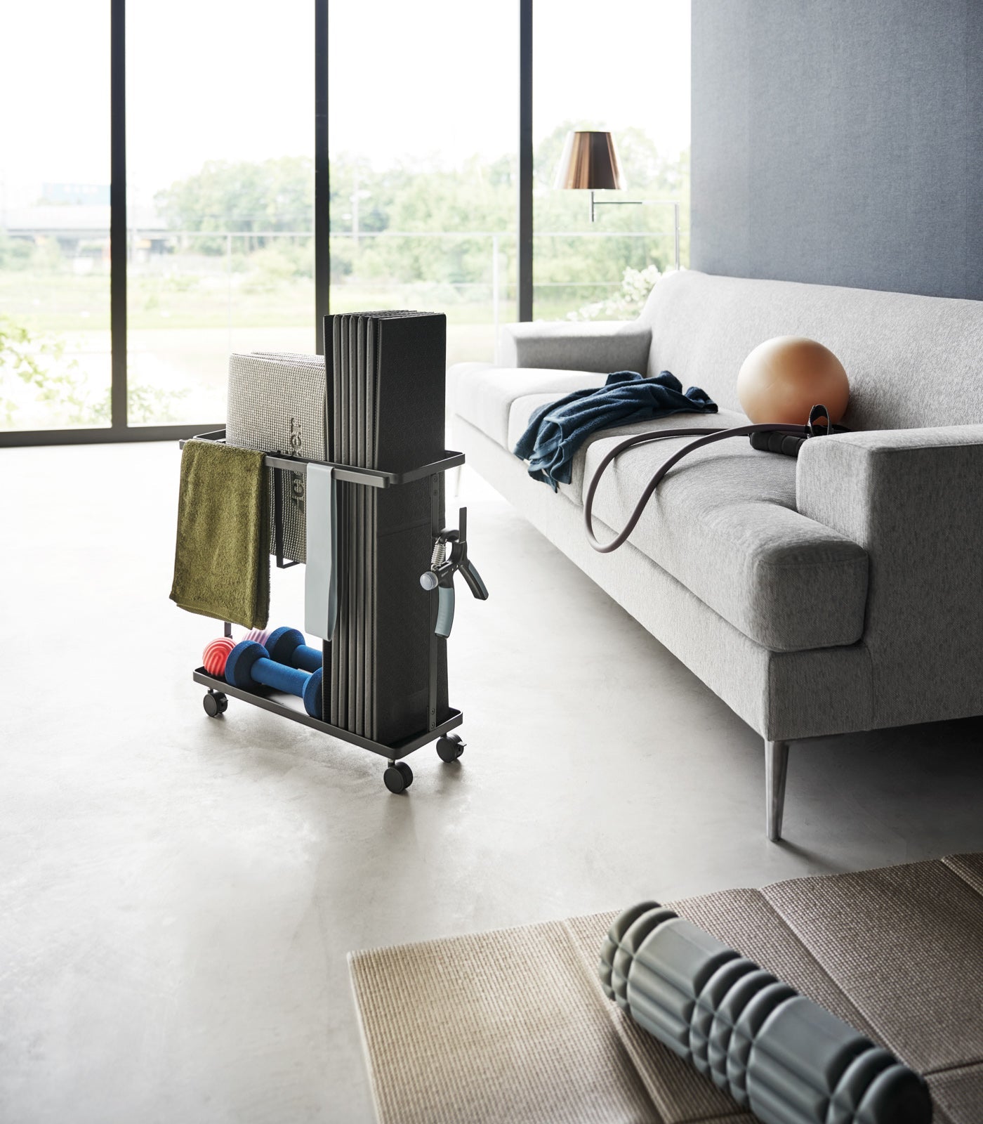 Yamazaki Home · Fitness Equipment Storage Cart - Steel | socius design in Rochester, MN