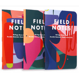 Field Notes Flora 3-pack memo books, front cover