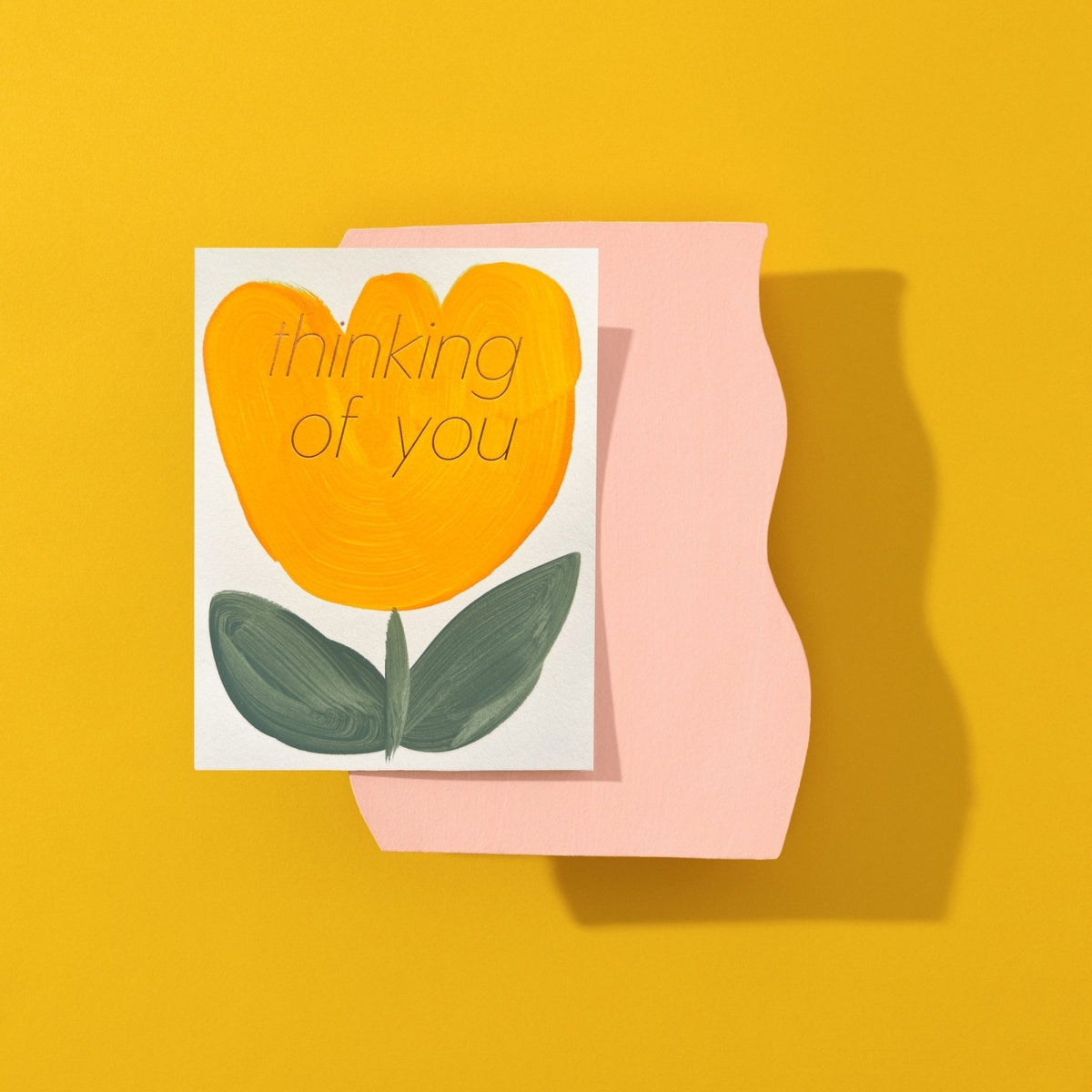 Moglea · Flower Thinking · Hand-Painted Card | socius design in Rochester, MN
