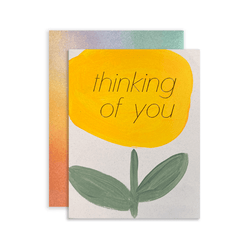 Moglea · Flower Thinking · Hand-Painted Card | socius design in Rochester, MN