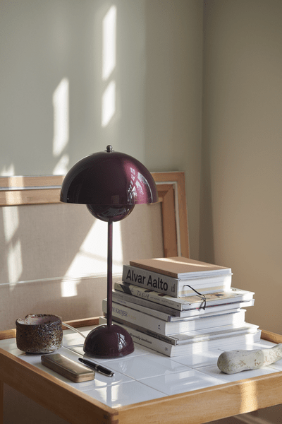 &Tradition · Flowerpot Table Lamp VP3 · Dark Plum | socius design in Rochester, MN