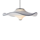 Flying 78 pendant in Haze Blue, illuminated