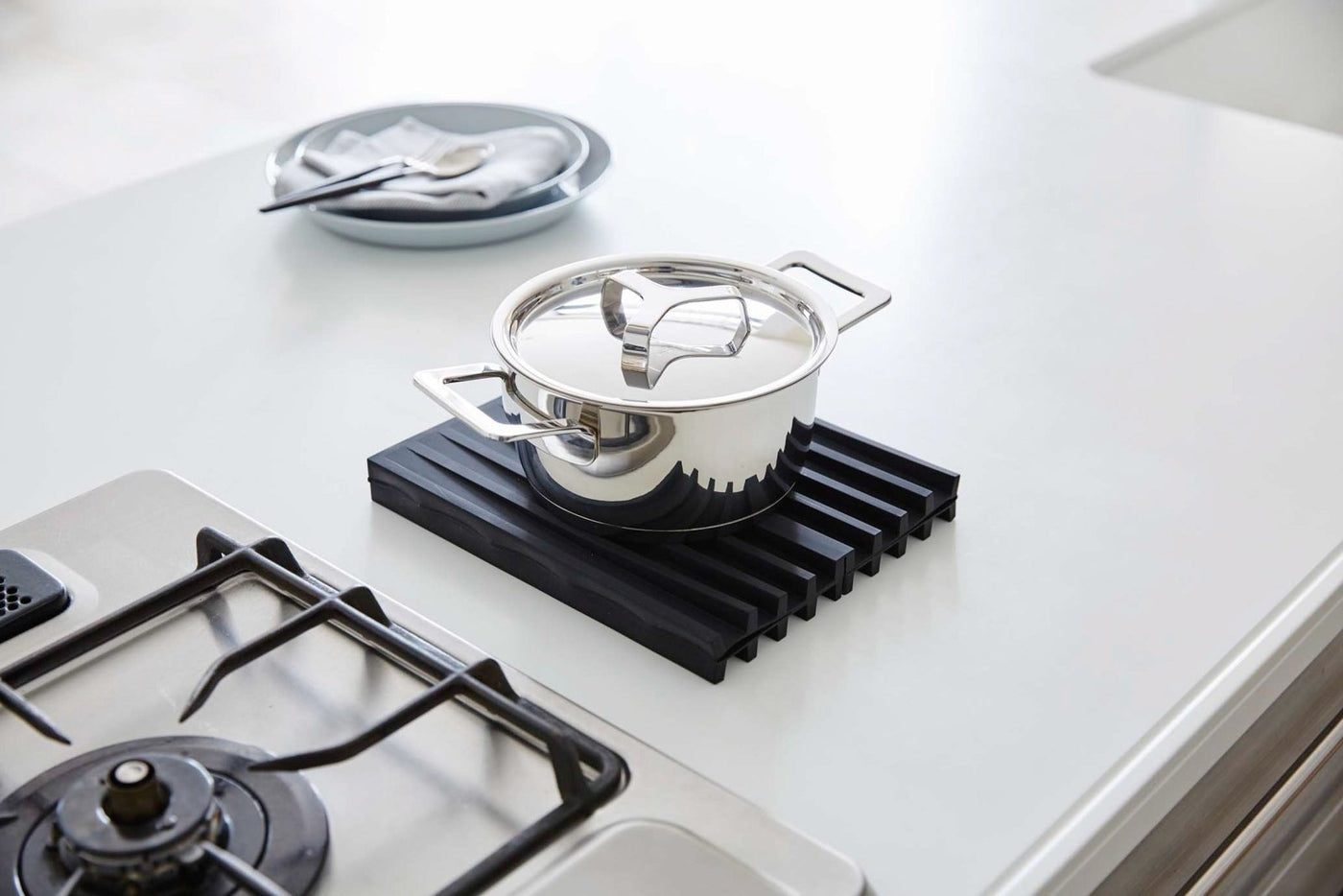Yamazaki Home · Folding Silicone Dish Drainer Mat & Trivet · Yamazaki Home | socius design in Rochester, MN
