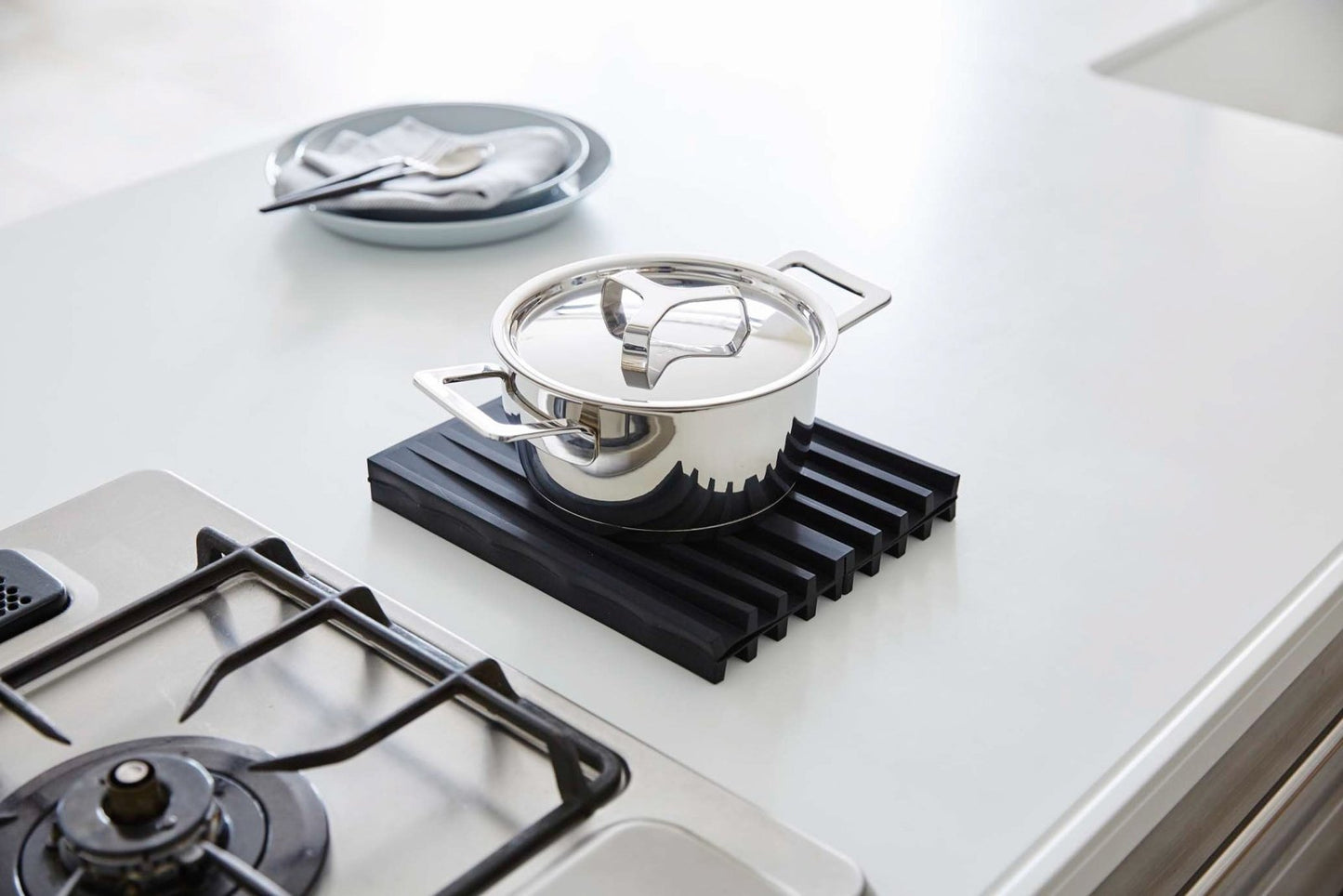 Yamazaki Home · Folding Silicone Dish Drainer Mat & Trivet · Yamazaki Home | socius design in Rochester, MN