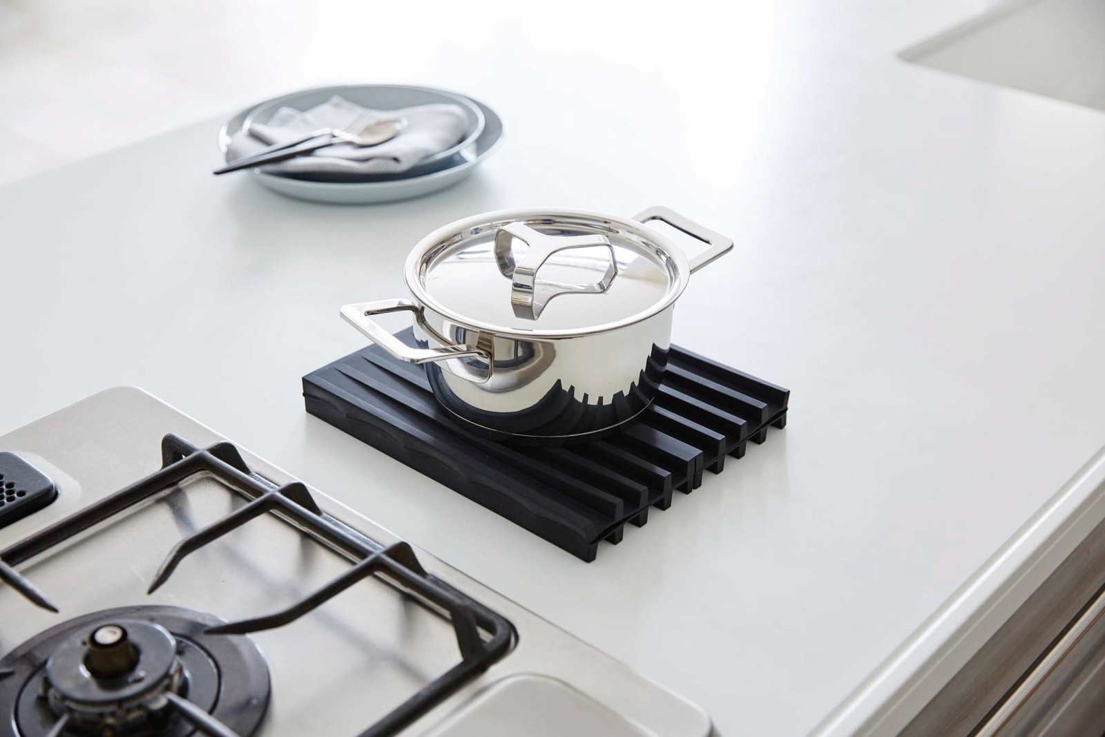 Yamazaki Home · Folding Silicone Dish Drainer Mat & Trivet · Yamazaki Home | socius design in Rochester, MN