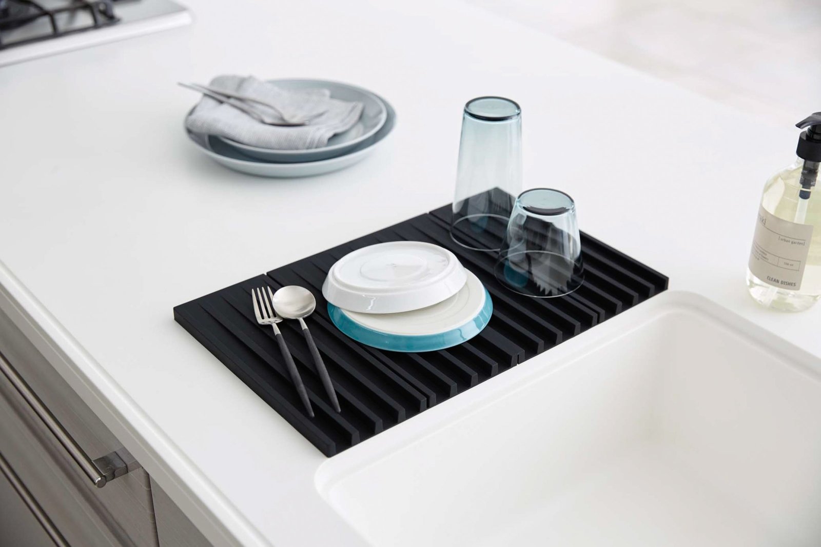 Yamazaki Home · Folding Silicone Dish Drainer Mat & Trivet · Yamazaki Home | socius design in Rochester, MN
