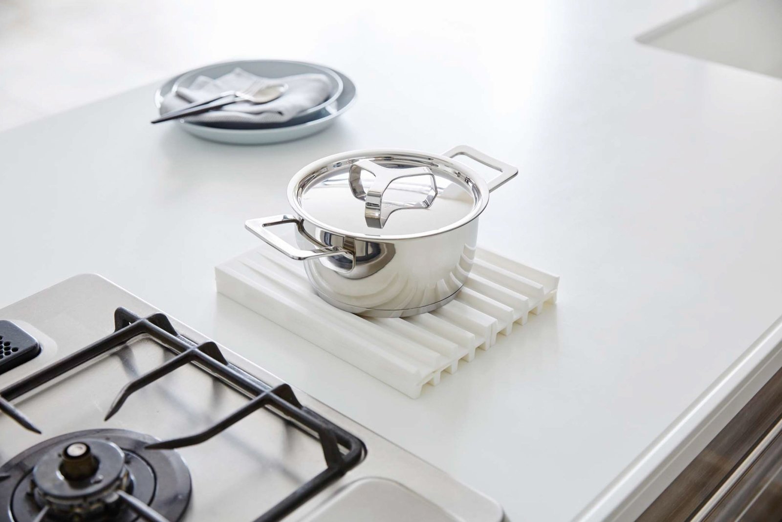 Yamazaki Home · Folding Silicone Dish Drainer Mat & Trivet · Yamazaki Home | socius design in Rochester, MN