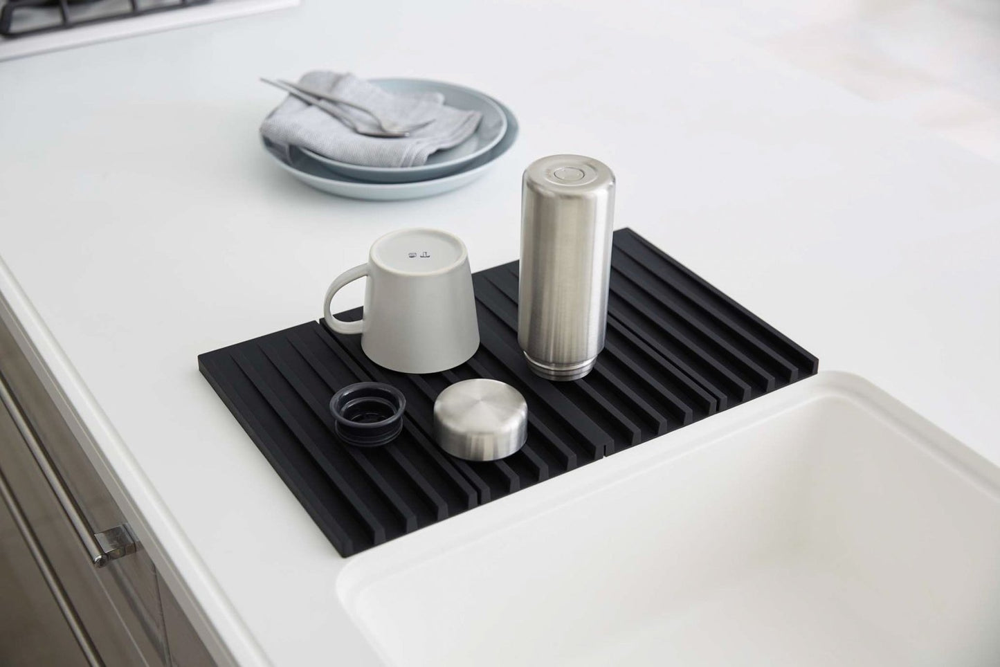 Yamazaki Home · Folding Silicone Dish Drainer Mat & Trivet · Yamazaki Home | socius design in Rochester, MN