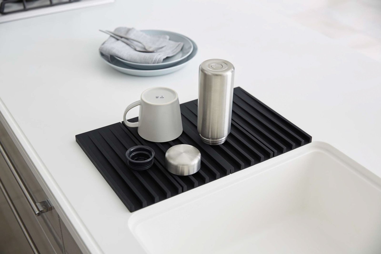 Yamazaki Home · Folding Silicone Dish Drainer Mat & Trivet · Yamazaki Home | socius design in Rochester, MN