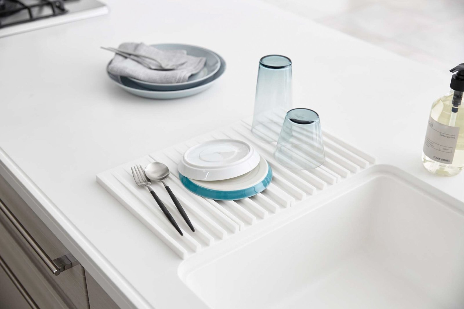 Yamazaki Home · Folding Silicone Dish Drainer Mat & Trivet · Yamazaki Home | socius design in Rochester, MN