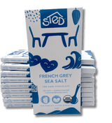 Sted Chocolate · French Grey Sea Salt Dark Chocolate Bar | socius design in Rochester, MN