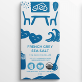 Sted Chocolate · French Grey Sea Salt Dark Chocolate Bar | socius design in Rochester, MN