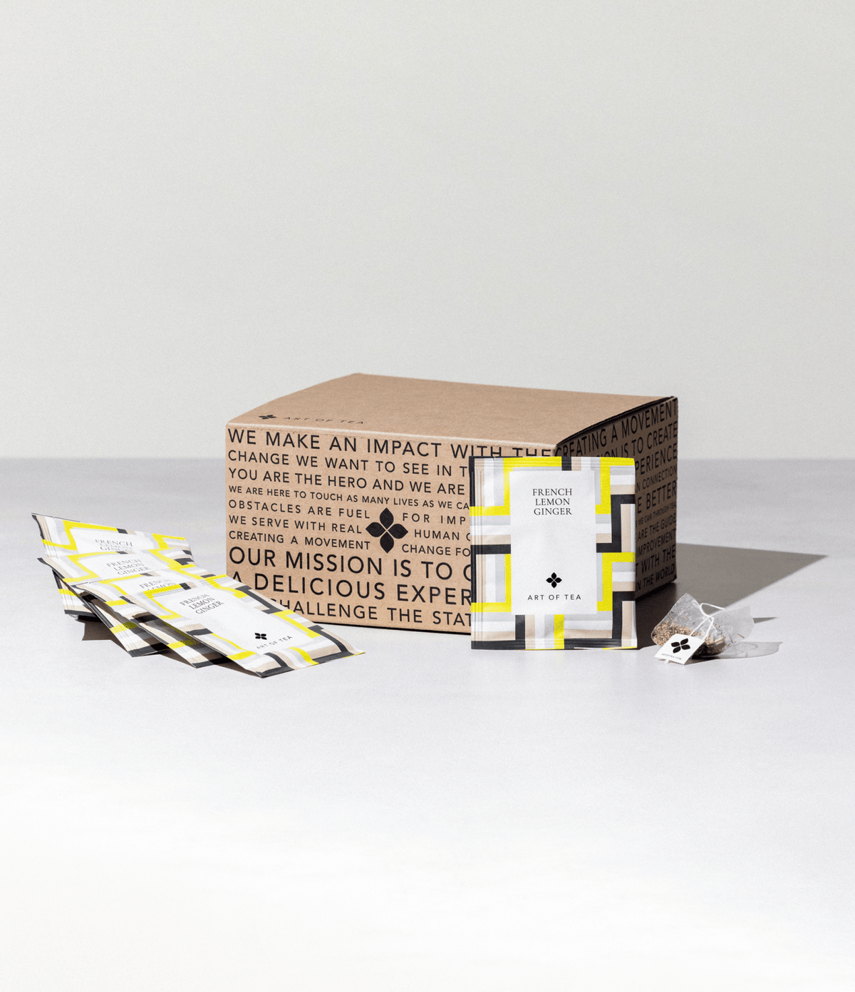 Art of Tea · French Lemon Ginger Eco Teabag Sachets | socius design in Rochester, MN