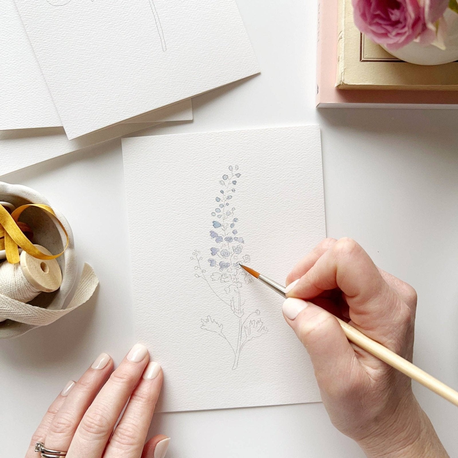 emily lex studio · Garden Flowers Paintable Notecard Set · Emily Lex Studio | socius design in Rochester, MN