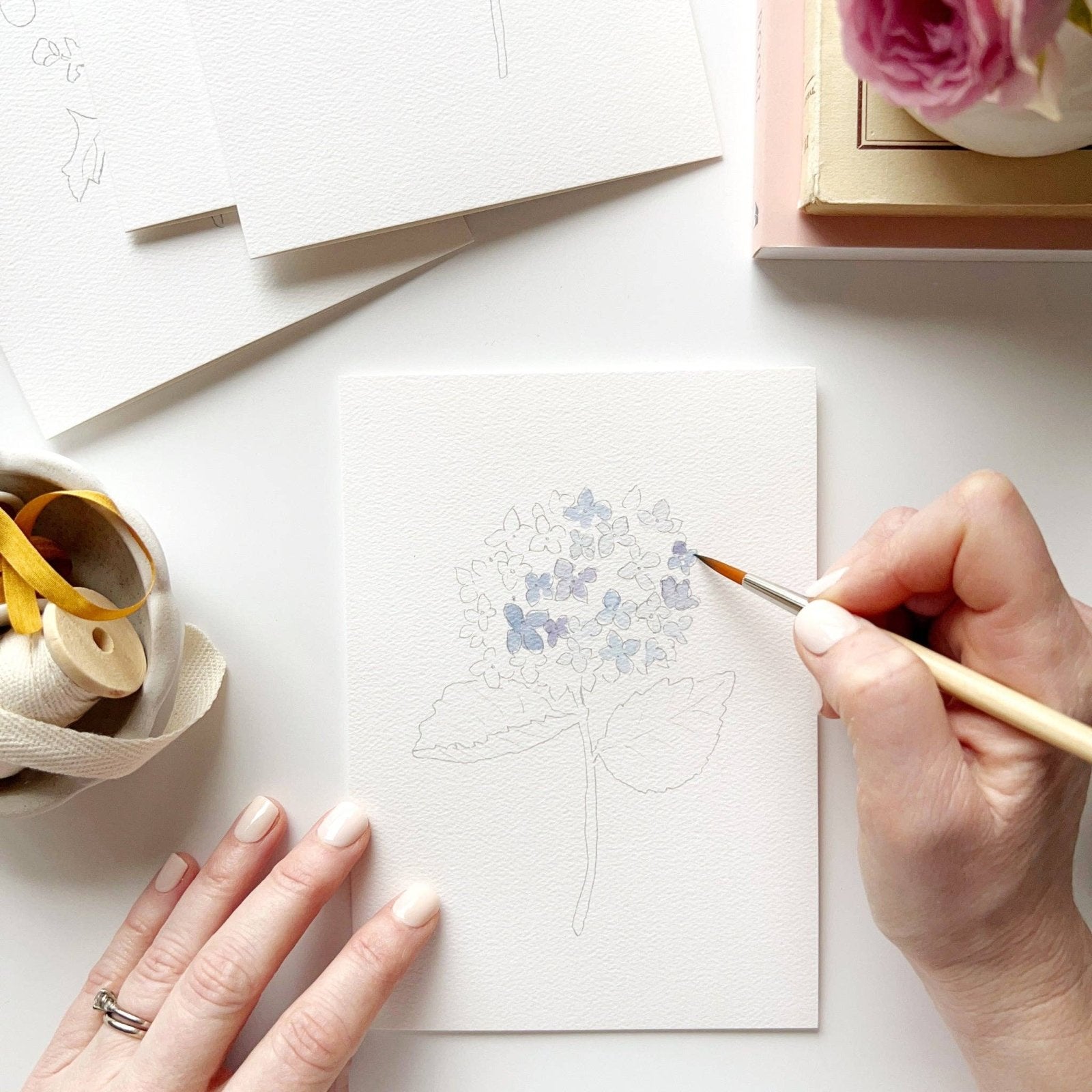 emily lex studio · Garden Flowers Paintable Notecard Set · Emily Lex Studio | socius design in Rochester, MN