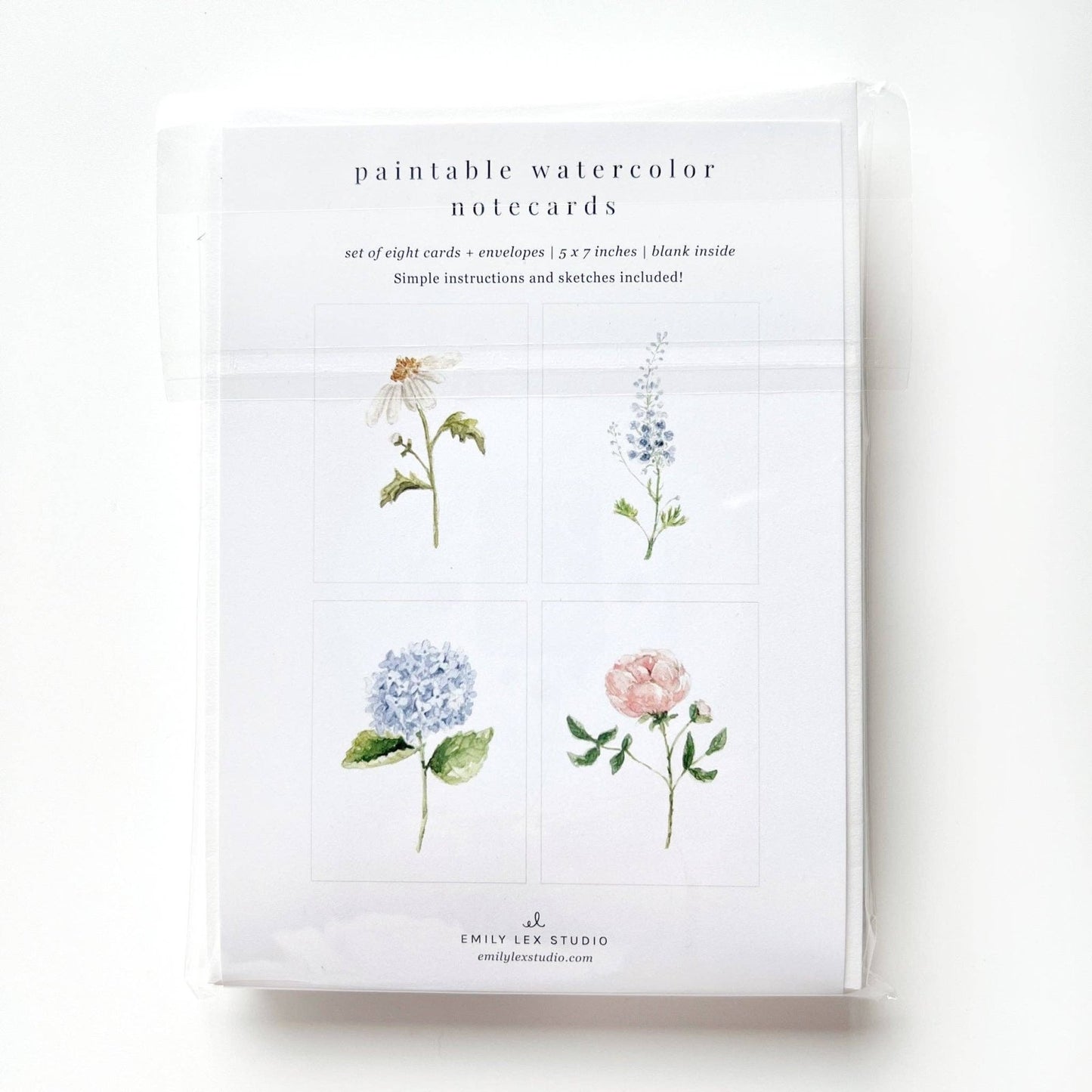 emily lex studio · Garden Flowers Paintable Notecard Set · Emily Lex Studio | socius design in Rochester, MN