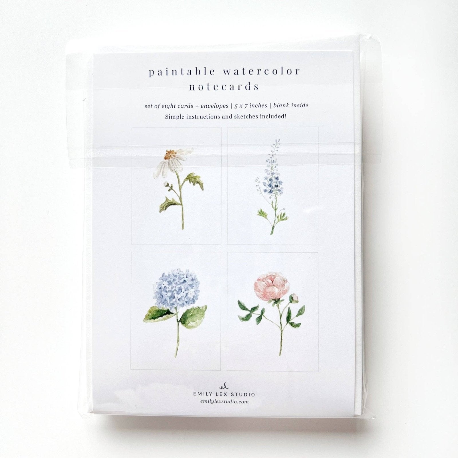 emily lex studio · Garden Flowers Paintable Notecard Set · Emily Lex Studio | socius design in Rochester, MN