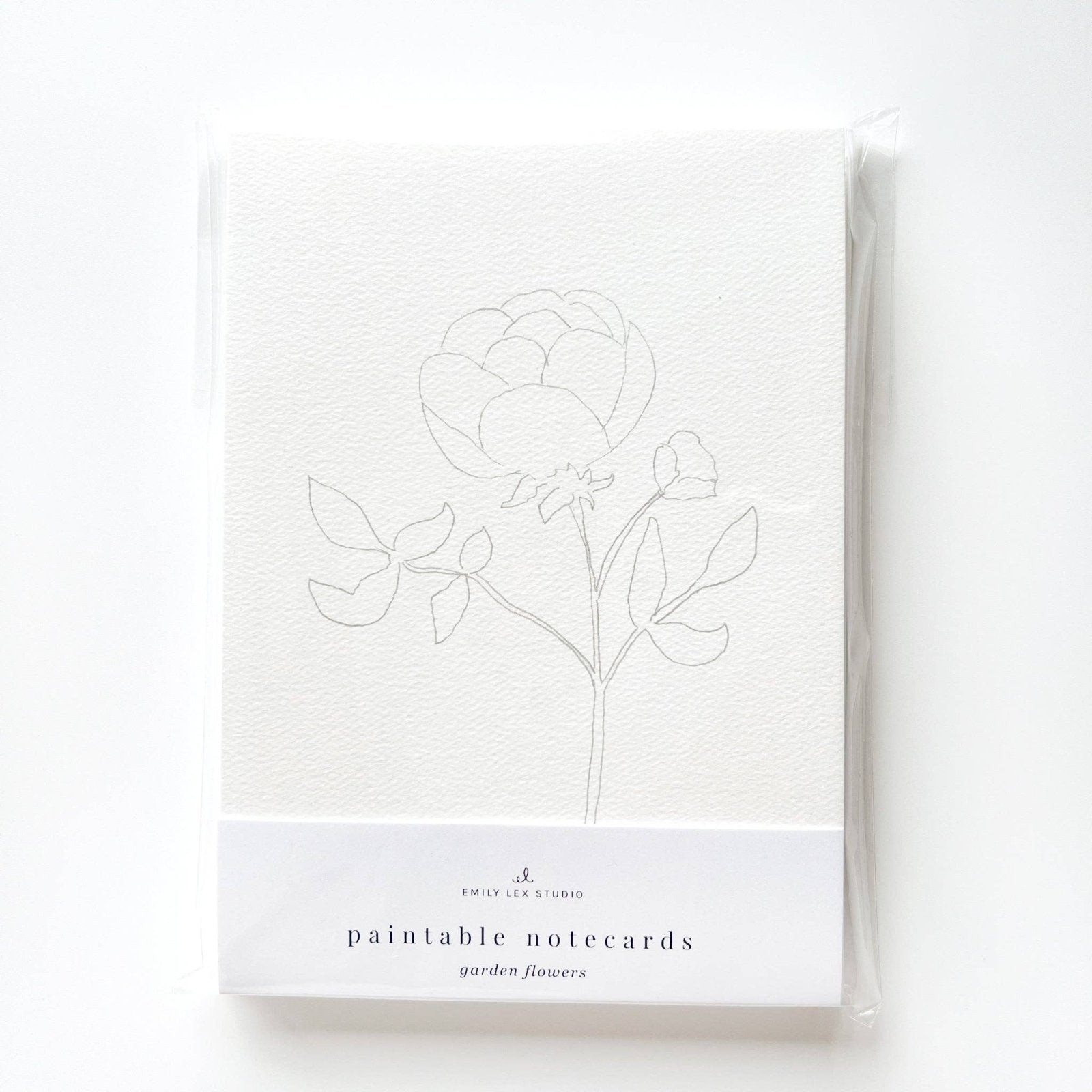 emily lex studio · Garden Flowers Paintable Notecard Set · Emily Lex Studio | socius design in Rochester, MN