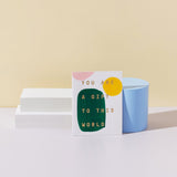 Moglea · Gift to This World · Hand-Painted Card | socius design in Rochester, MN