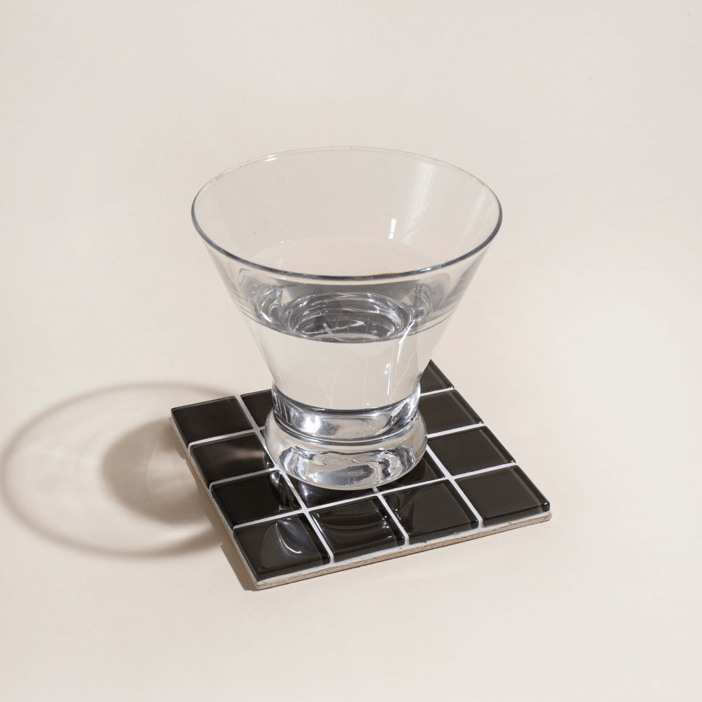 Subtle Art Studios · Glass Tile Coaster · Black Canvas | socius design in Rochester, MN