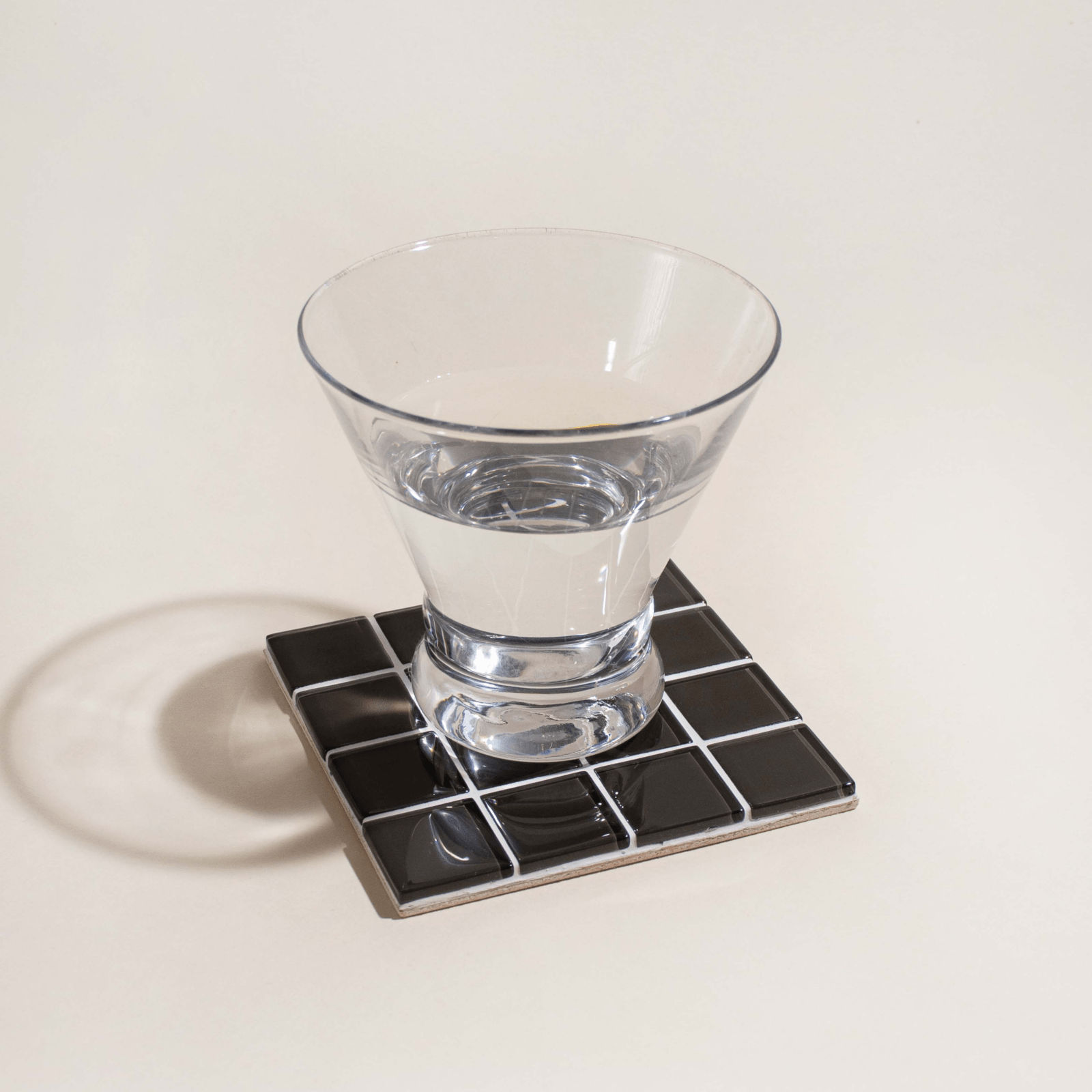 Subtle Art Studios · Glass Tile Coaster · Black Canvas | socius design in Rochester, MN