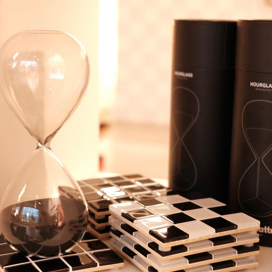 Subtle Art Studios · Glass Tile Coaster · Black Canvas | socius design in Rochester, MN