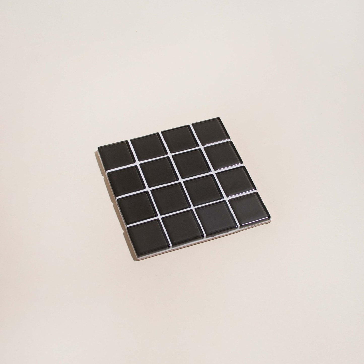 Subtle Art Studios · Glass Tile Coaster · Black Canvas | socius design in Rochester, MN